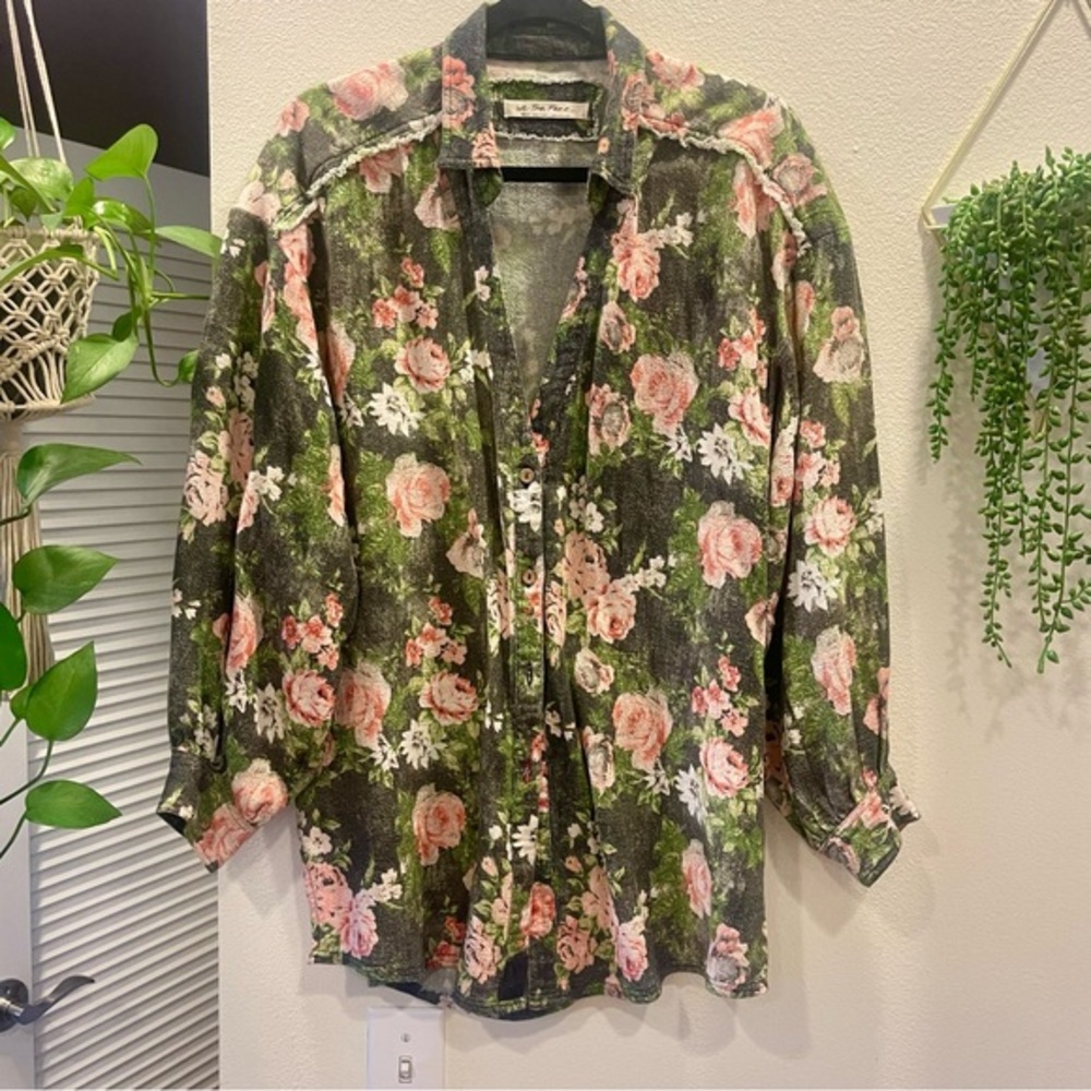 Free people button down top